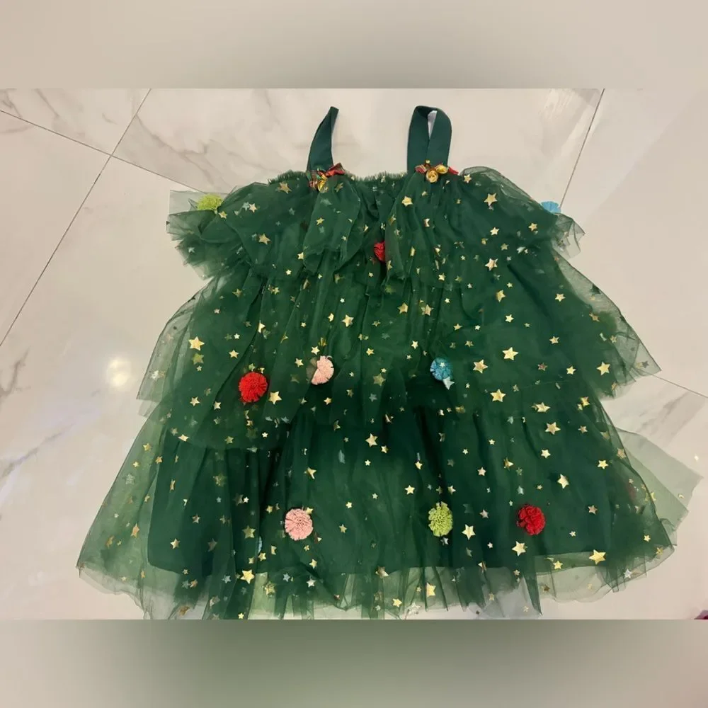 Christmas Dress with Bells kids #22